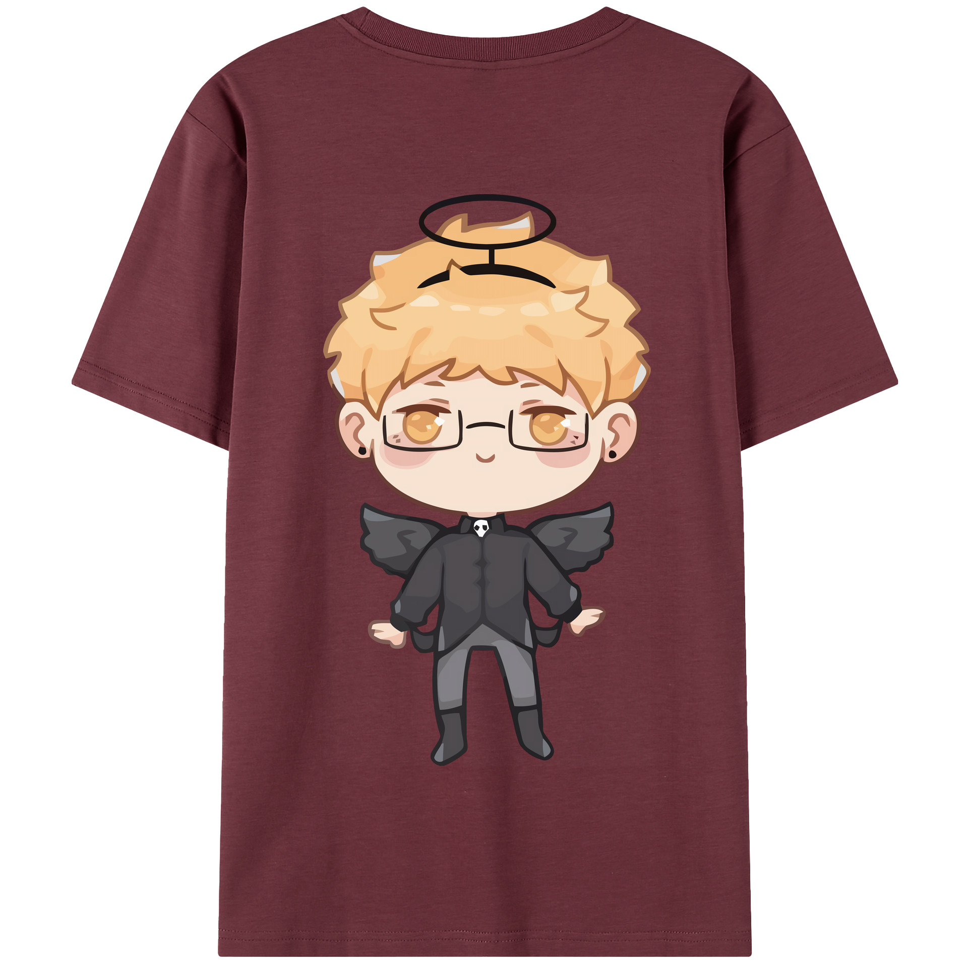 （画像用） ハイキュー!! Haikyu!! 綿100％半袖Tシャツ（背面プリント）
